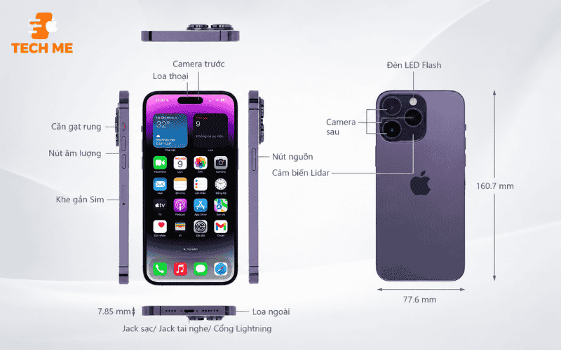 Điện thoại iPhone 14 Pro Max , giá iphone tốt nhất 2026