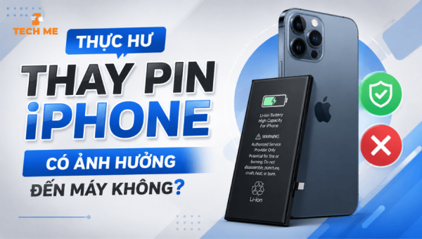 Thực hư thay pin iPhone có ảnh hưởng đến máy không?