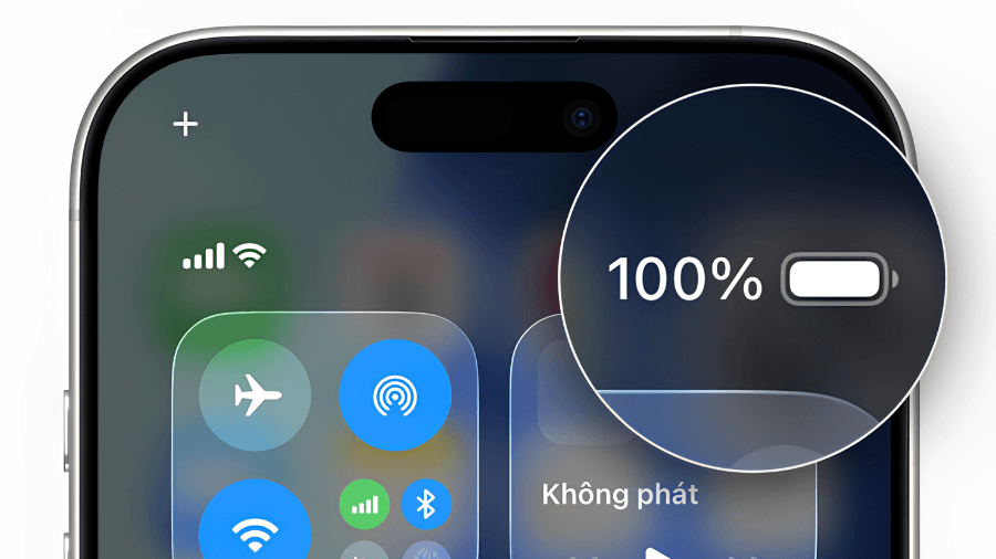 cách nhận biết iphone sạc đầy pin