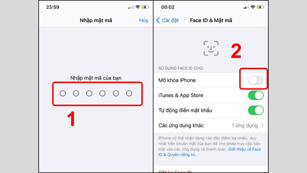 iphone bị mất face id là gì