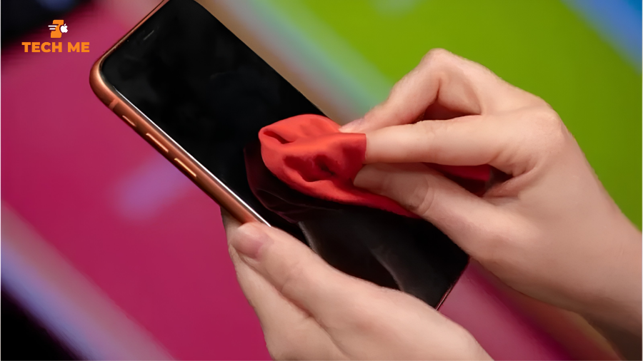 chảy mực màn hình iphone