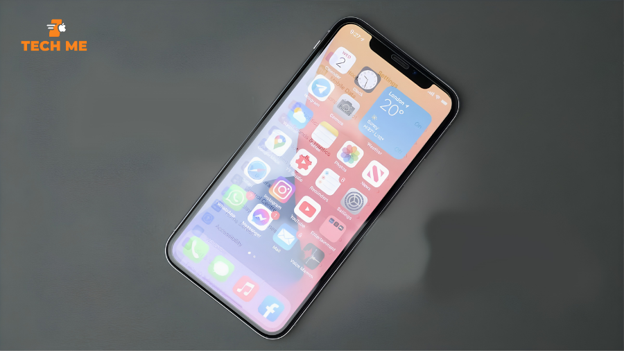 màn hình iphone bị lưu ảnh 
