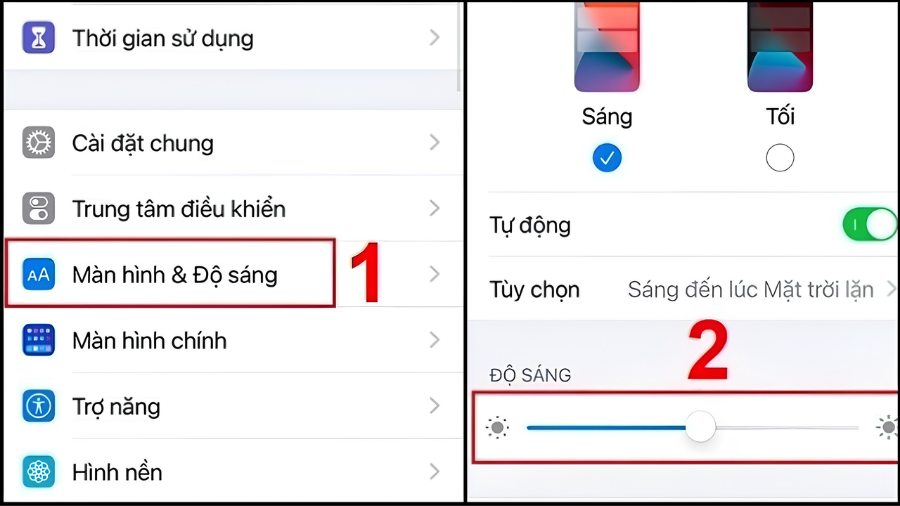 màn hình iphone bị lưu ảnh 
