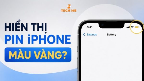 Hiển thị pin iPhone màu vàng? Nguyên nhân & Giải pháp