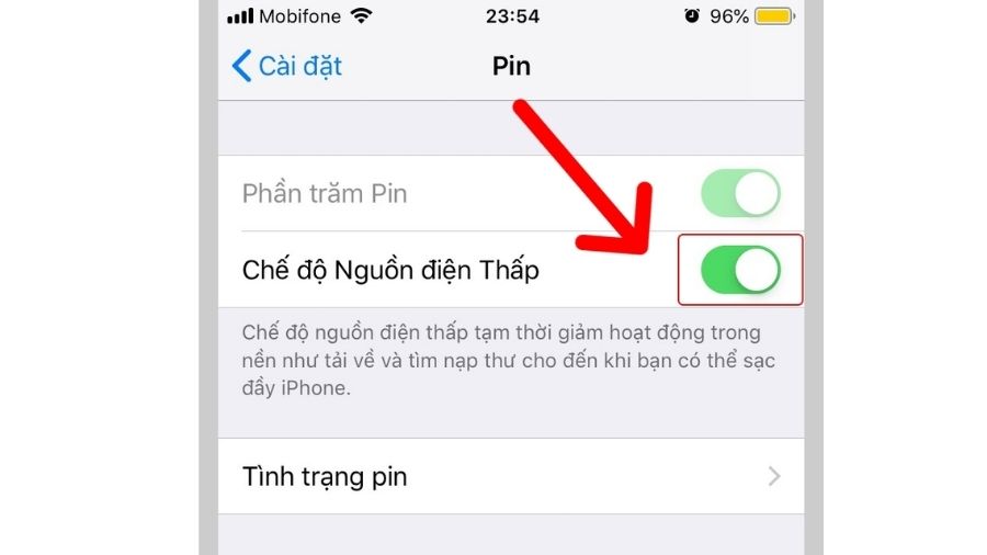 Pin iPhone màu vàng