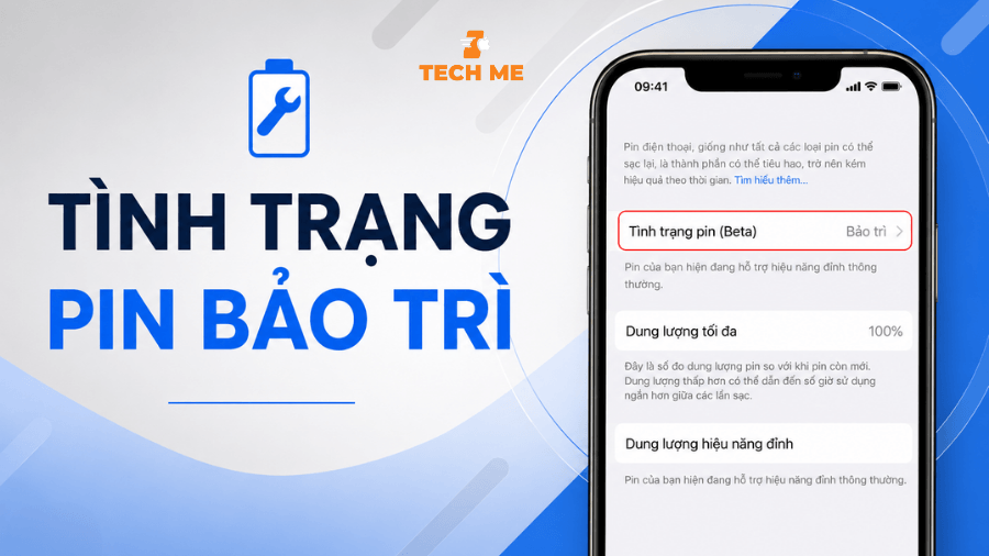 Tình trạng pin bảo trì