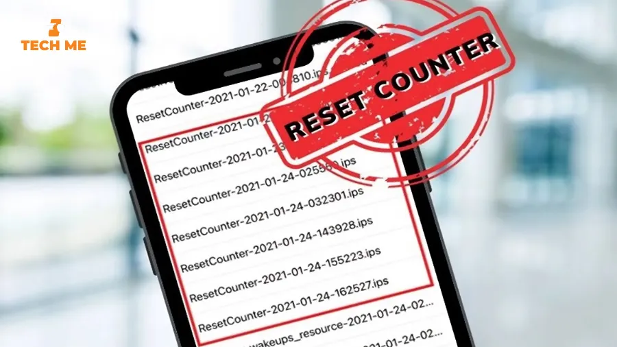 Lỗi Reset Counter iPhone