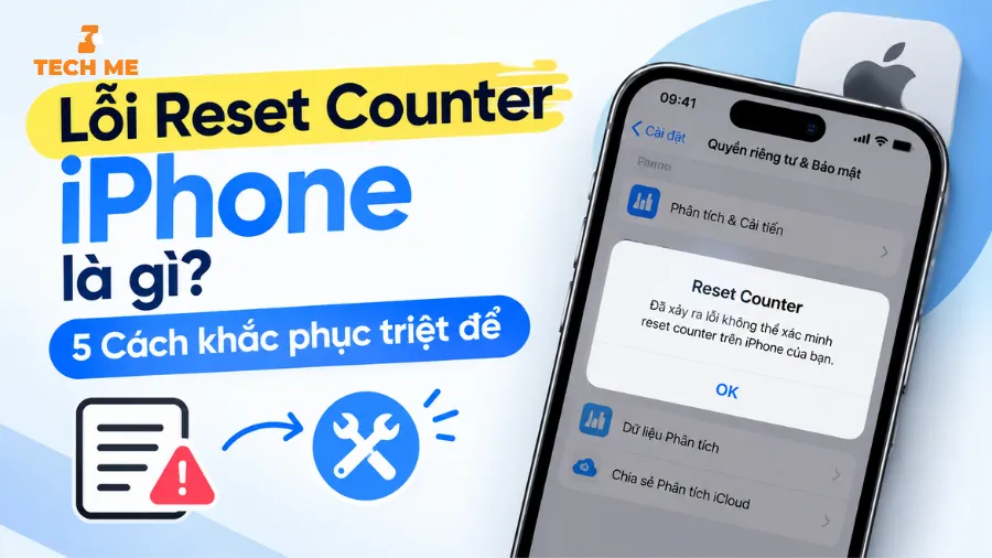 Lỗi Reset Counter iPhone